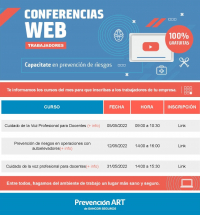 Conferencias WEB | Mayo 2022