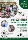 ¡Invitación a la 3ra Convocatoria de Proyectos de Extensión Universitaria con Participación Estudiantil!