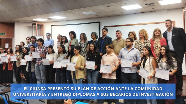 Económicas dijo presente en la entrega de Diplomas a Becas de Investigación del CIUNSa