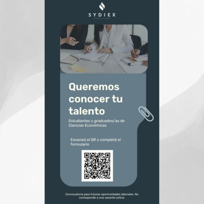 Convocatoria para estudiantes y graduados/as de Ciencias Econ&oacute;micas